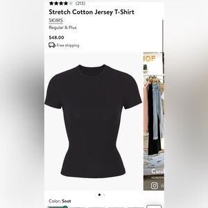 NEW WITH TAGS Cotton Jersey T-Shirt